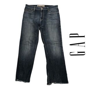 Gap Low Rise Boot Fit Jeans - Size 33/34, frayed at 29”